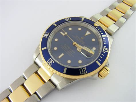 rolex gold blaues zifferblatt